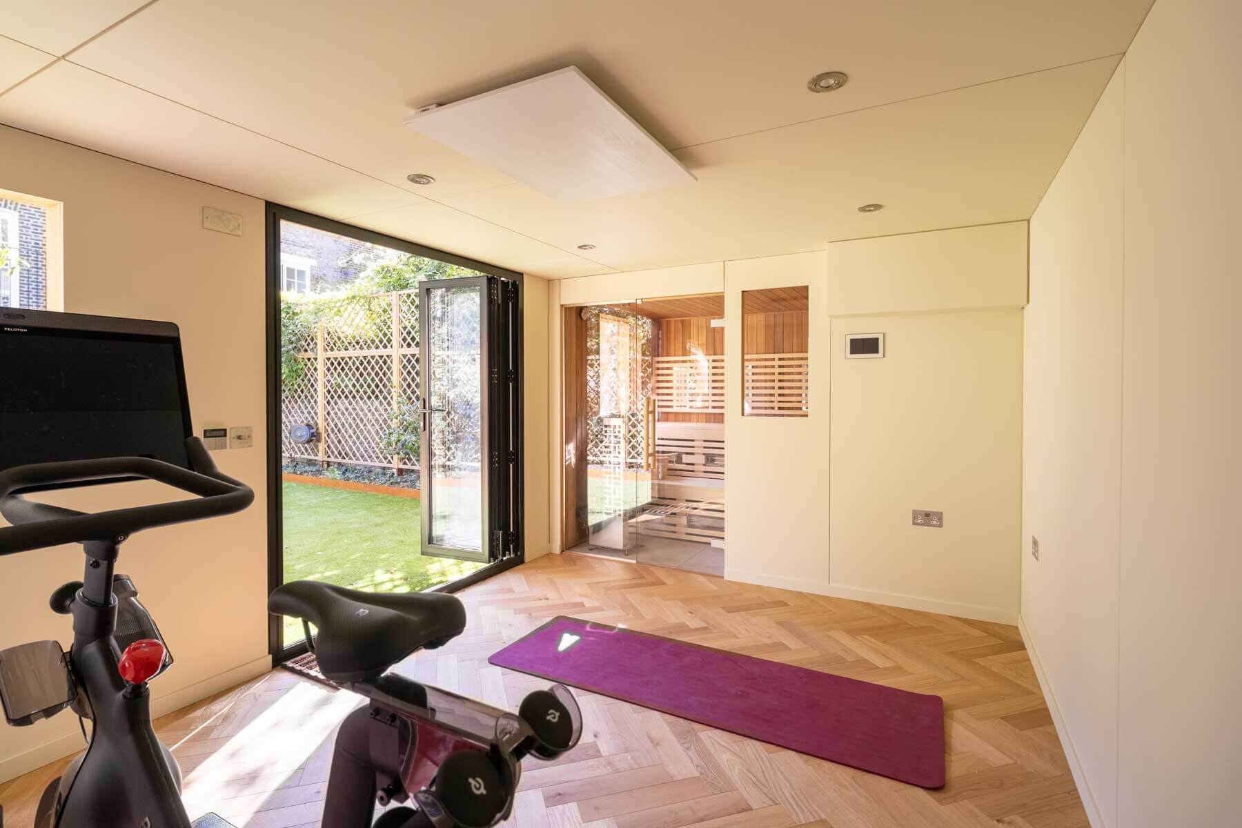 Home Gym and Sauna | Backyard Wellness & Fitness Rooms